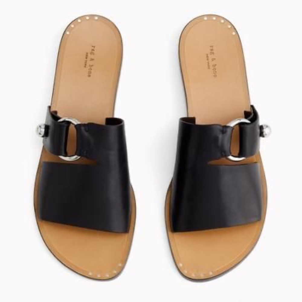 Rag & Bone Arc Sandal, Women's black size 9 (39) with original box